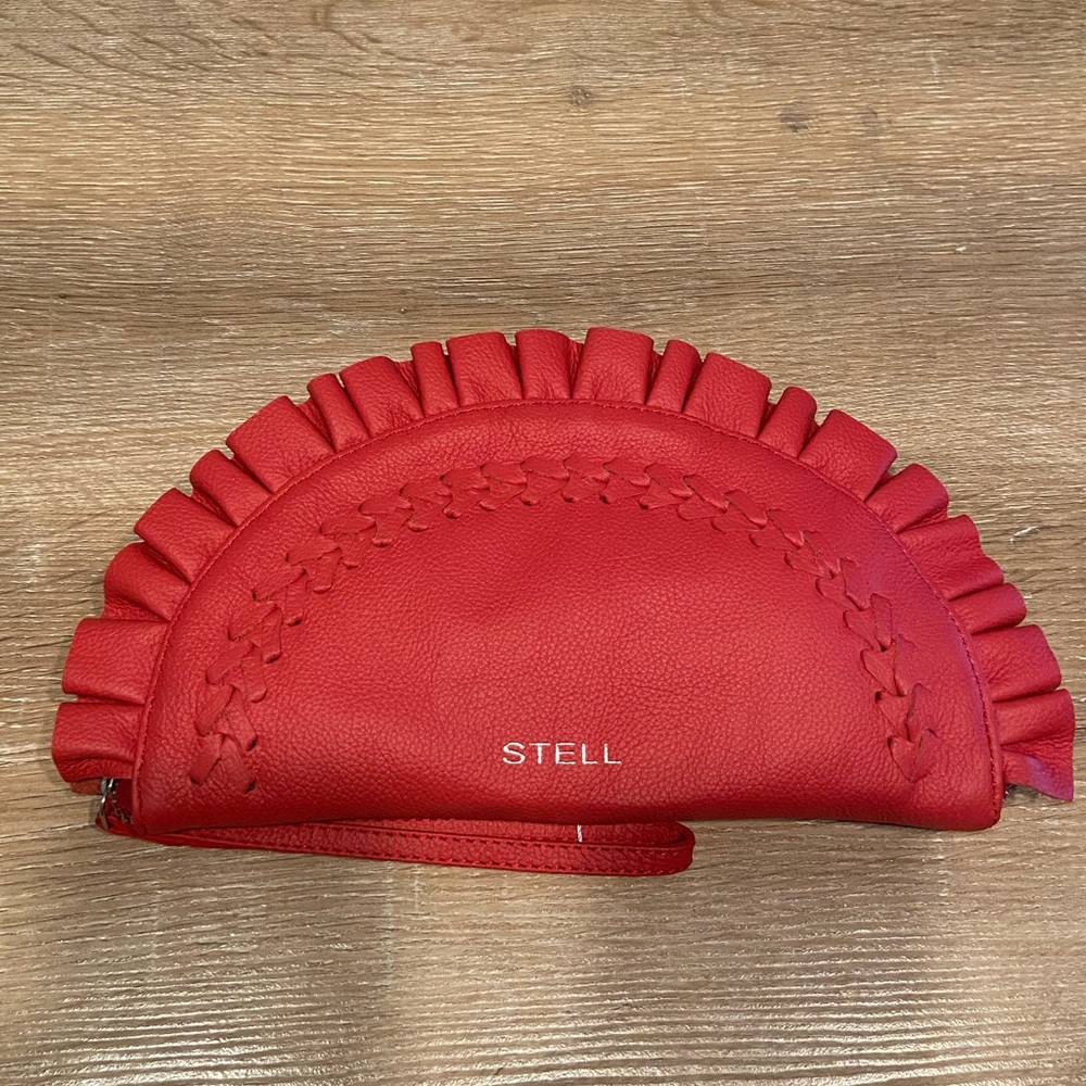 Stell clutch Leather Handbag